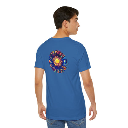 Psychonaut Staple solar system, Unisex Jersey Short Sleeve Tee