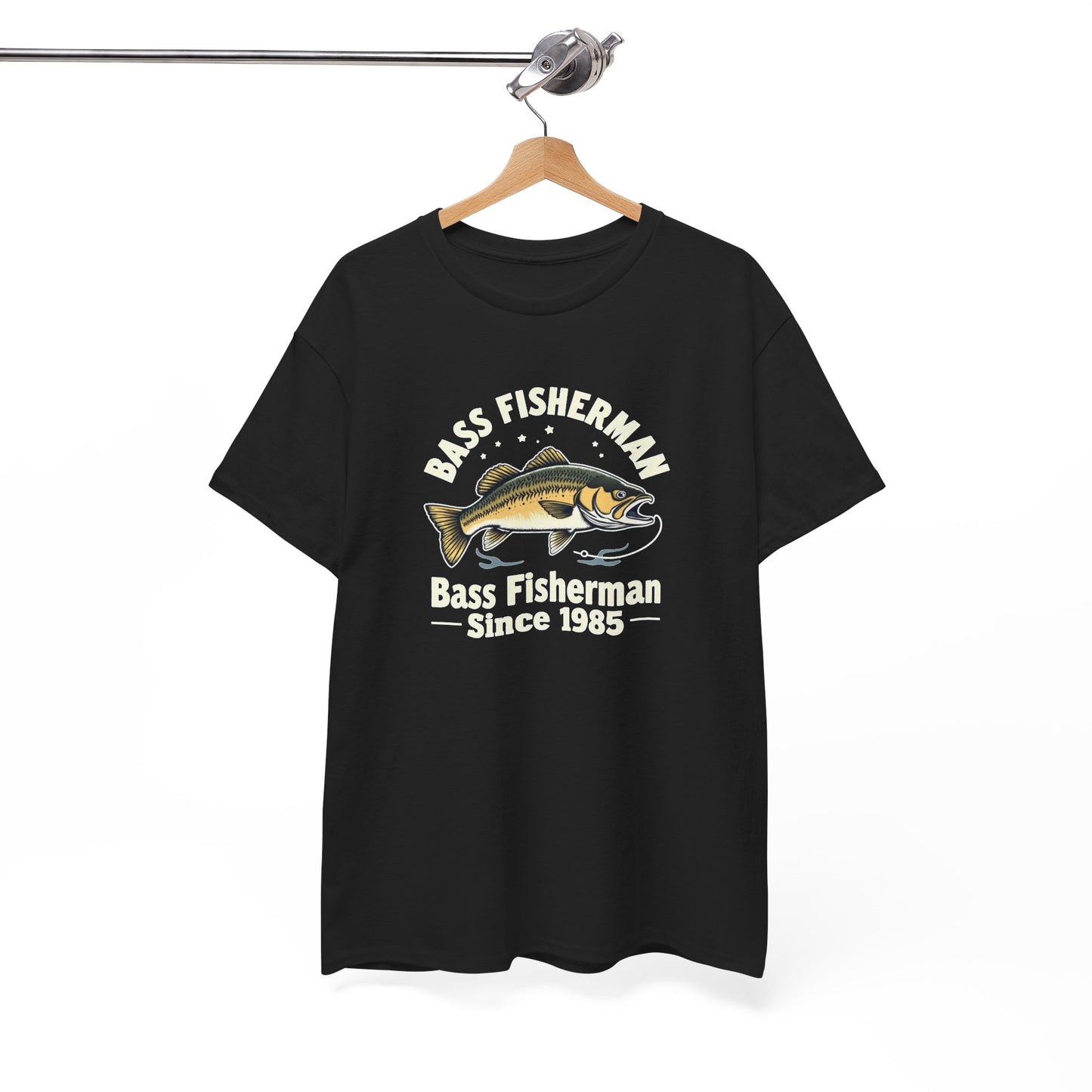 Bass Fisherman T-Shirt – "Bass Fisherman Since 1985" Vintage Fishing Tee