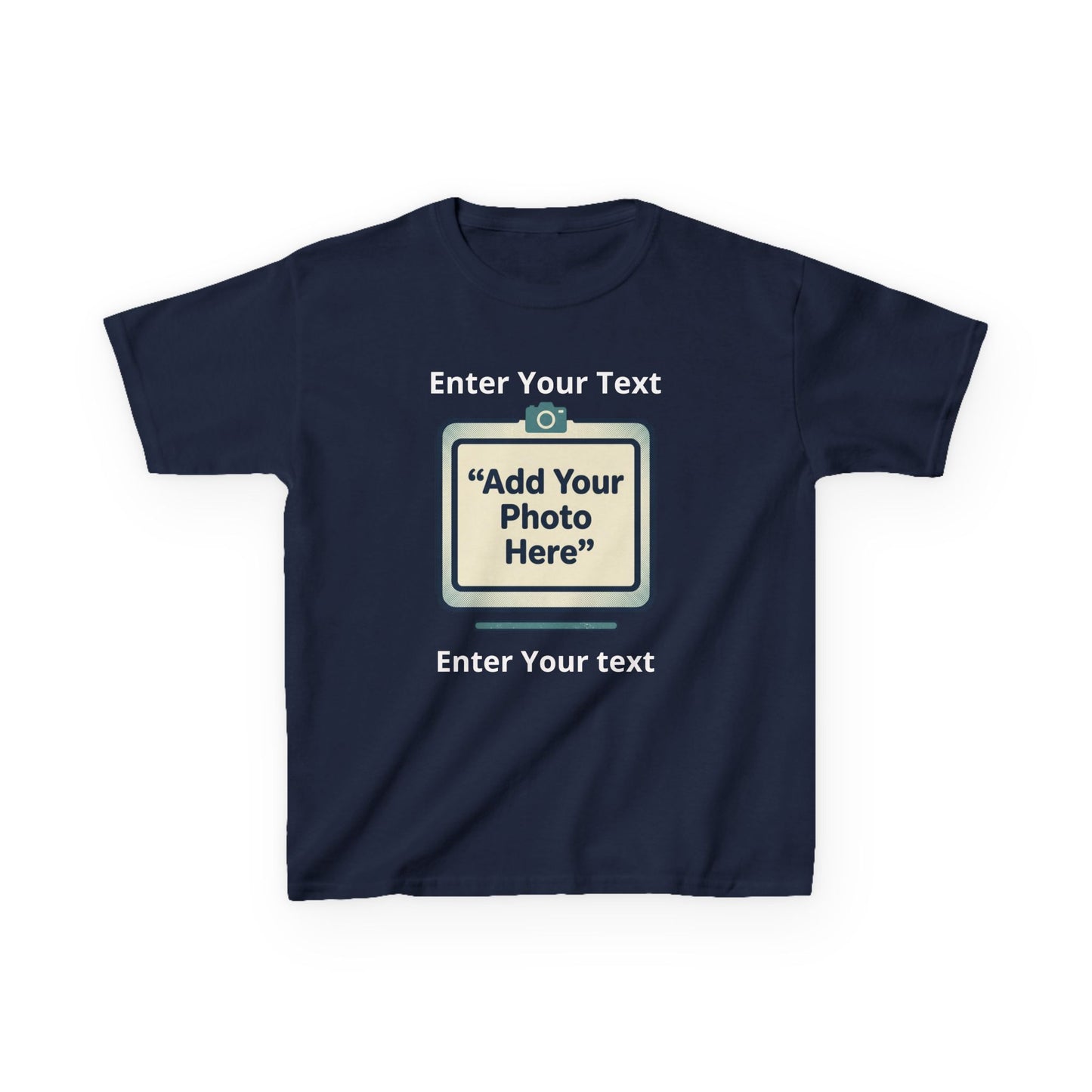 Custom Kids Tee — Personalized Image & Text for Birthdays, Trips, Events