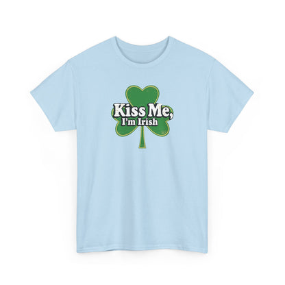 Kiss Me I'm Irish T-Shirt — St. Patrick's Day Shamrock Tee