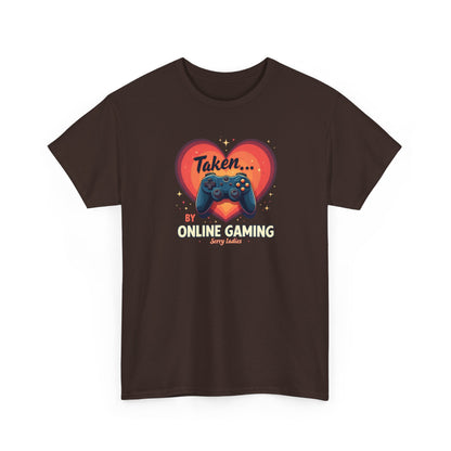 Taken by Online Gaming T-Shirt — Gamer Love Heart Controller Tee