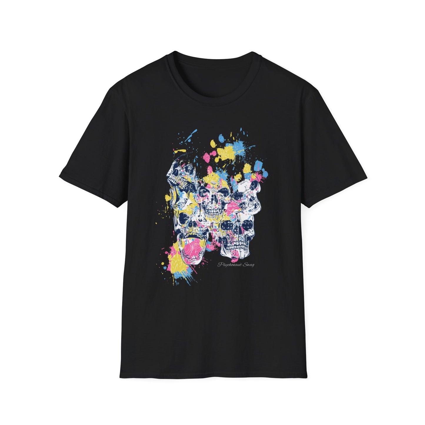 Split Skulls, Unisex Softstyle T-Shirt