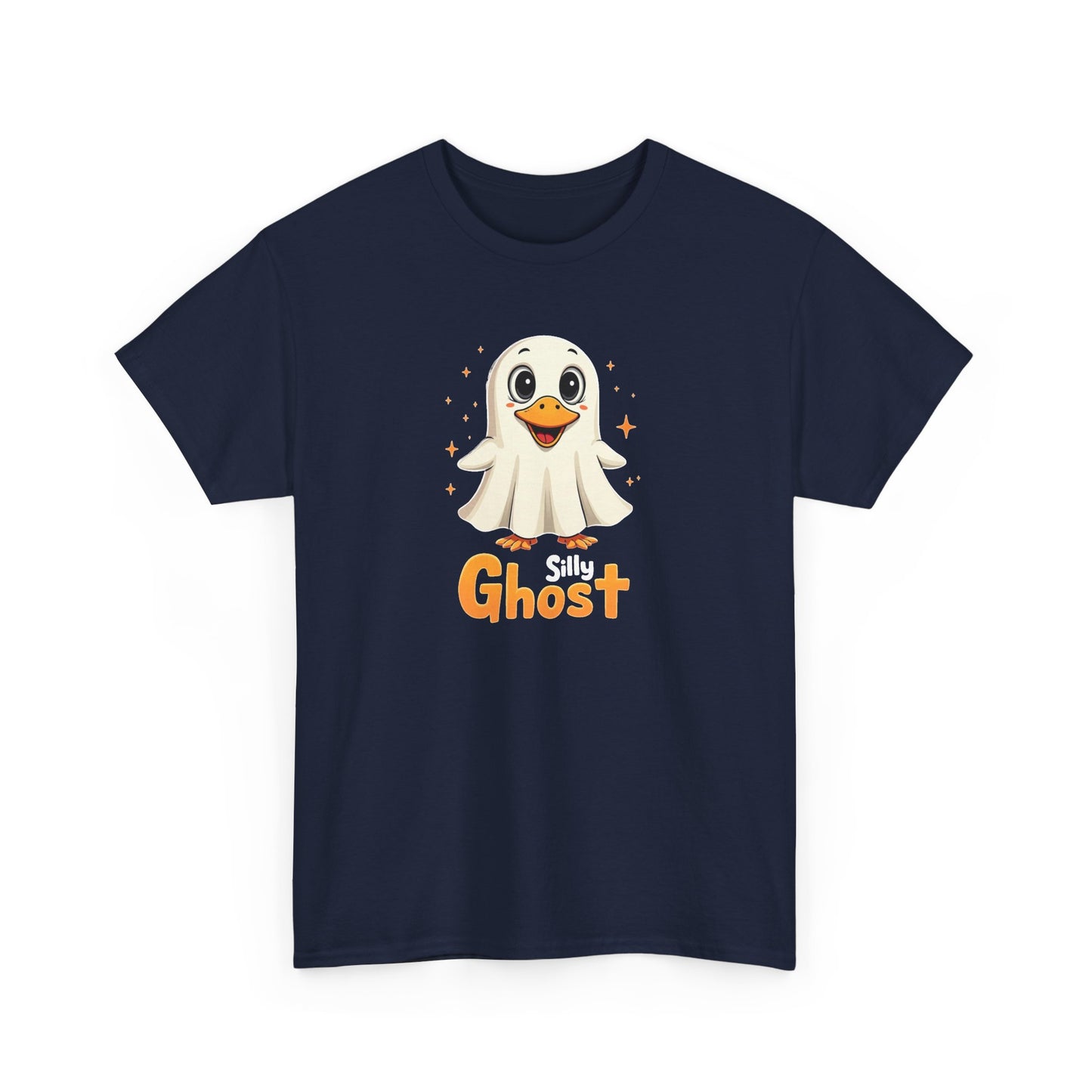 Silly Ghost T‑Shirt — Cute Halloween Ghost Tee for Kids & Adults