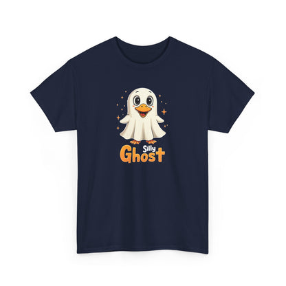 Silly Ghost T‑Shirt — Cute Halloween Ghost Tee for Kids & Adults