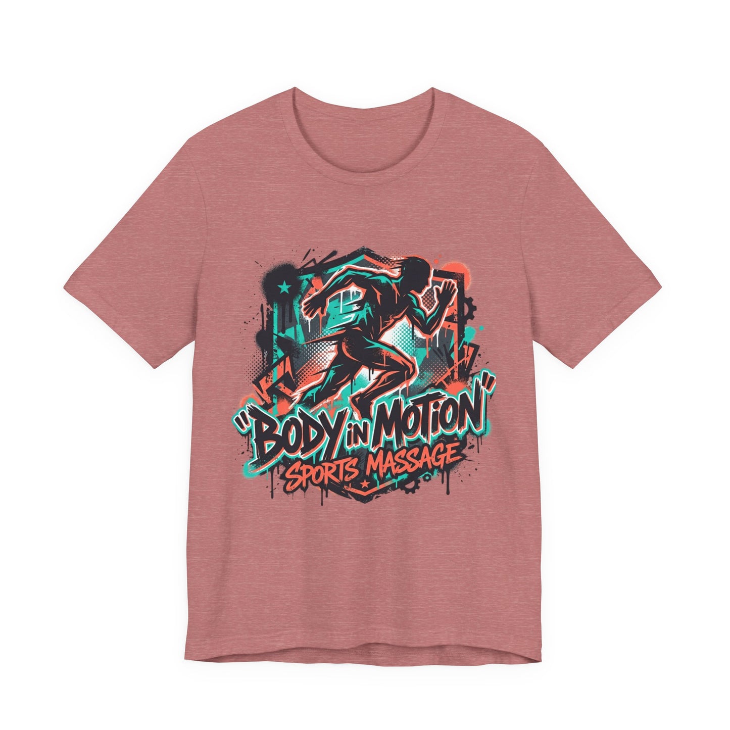 Sports Massage T-Shirt — Athletic Runner Graphic Tee