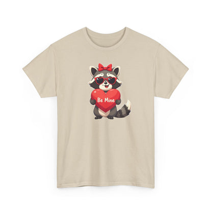 Raccoon Valentines Unisex Heavy Cotton Tee