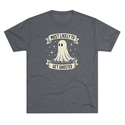 Most Likely To Get Ghosted T-Shirt — Cute Retro Ghost Halloween Tee