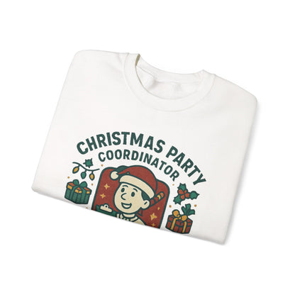 Christmas Party Coordinator, Unisex Heavy Blend™ Crewneck Sweatshirt