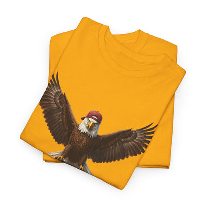 America F Yeah Eagle Tee — Patriotic Flag Graphic Shirt