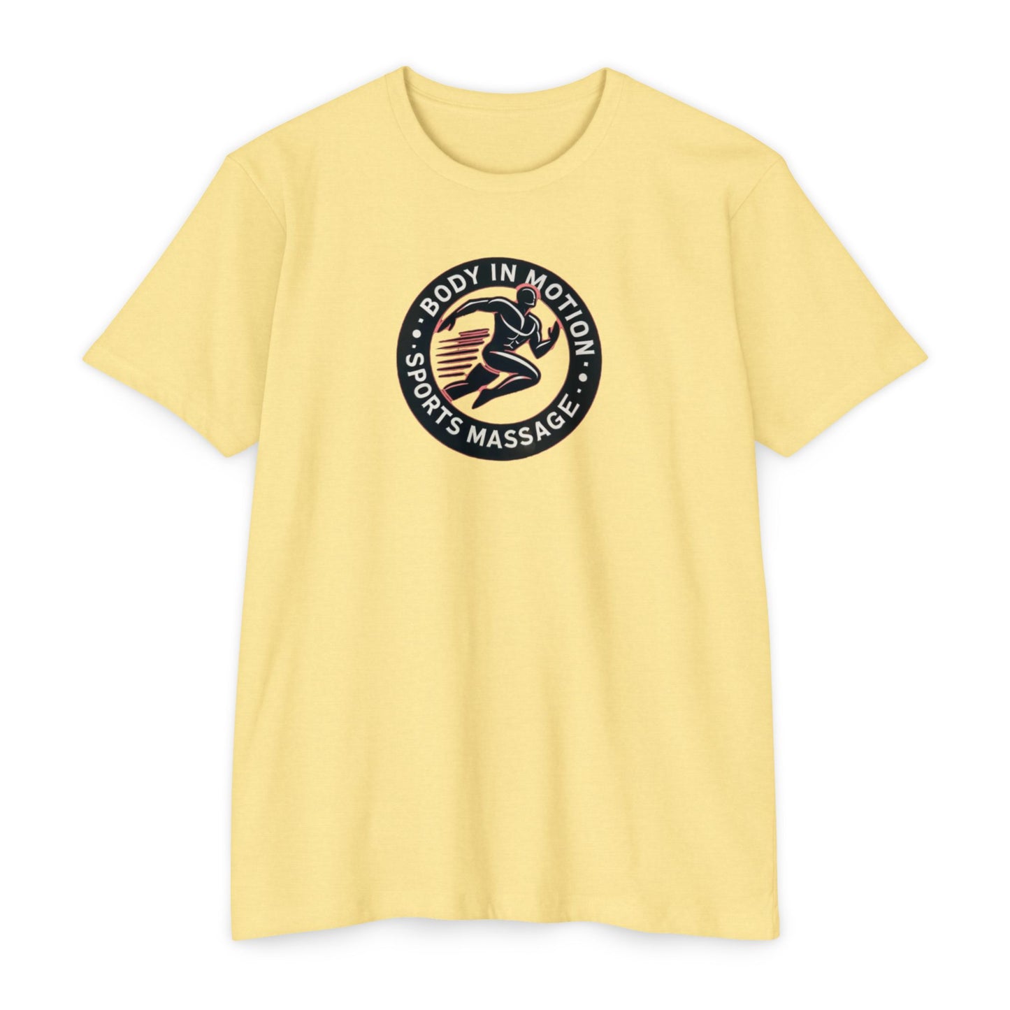 Body In Motion Sports Massage T-Shirt — Recovery & Mobility Athletic Tee