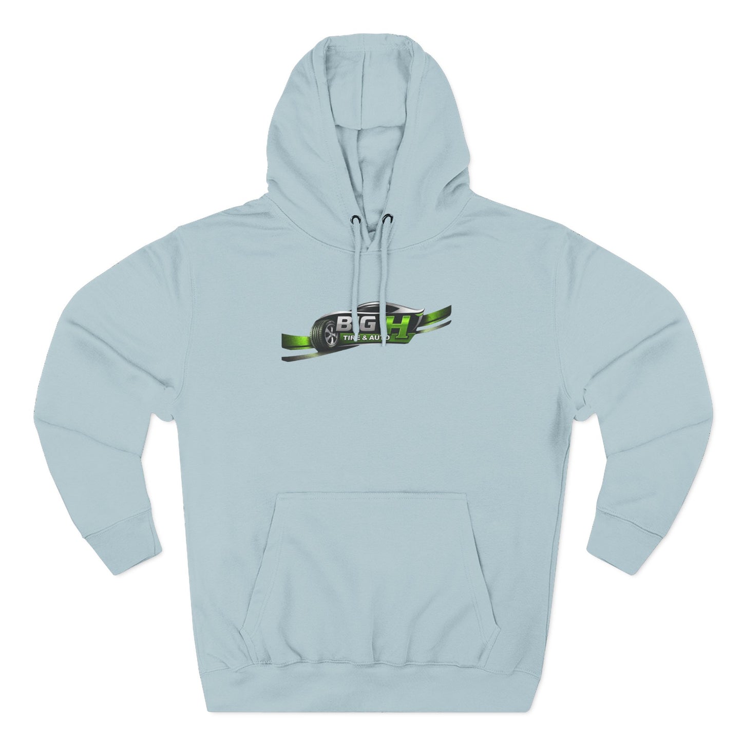 Mechanic Big H, Three-Panel Fleece Hoodie