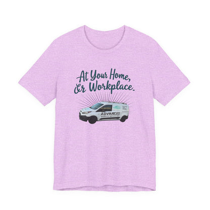 Advanced Mobile Detailing, At Your Home or Workplace Tee, Unisex Jersey T-Shirt Gift, Comfy Graphic Tee, Workwear Apparel, Casual Daily Wear