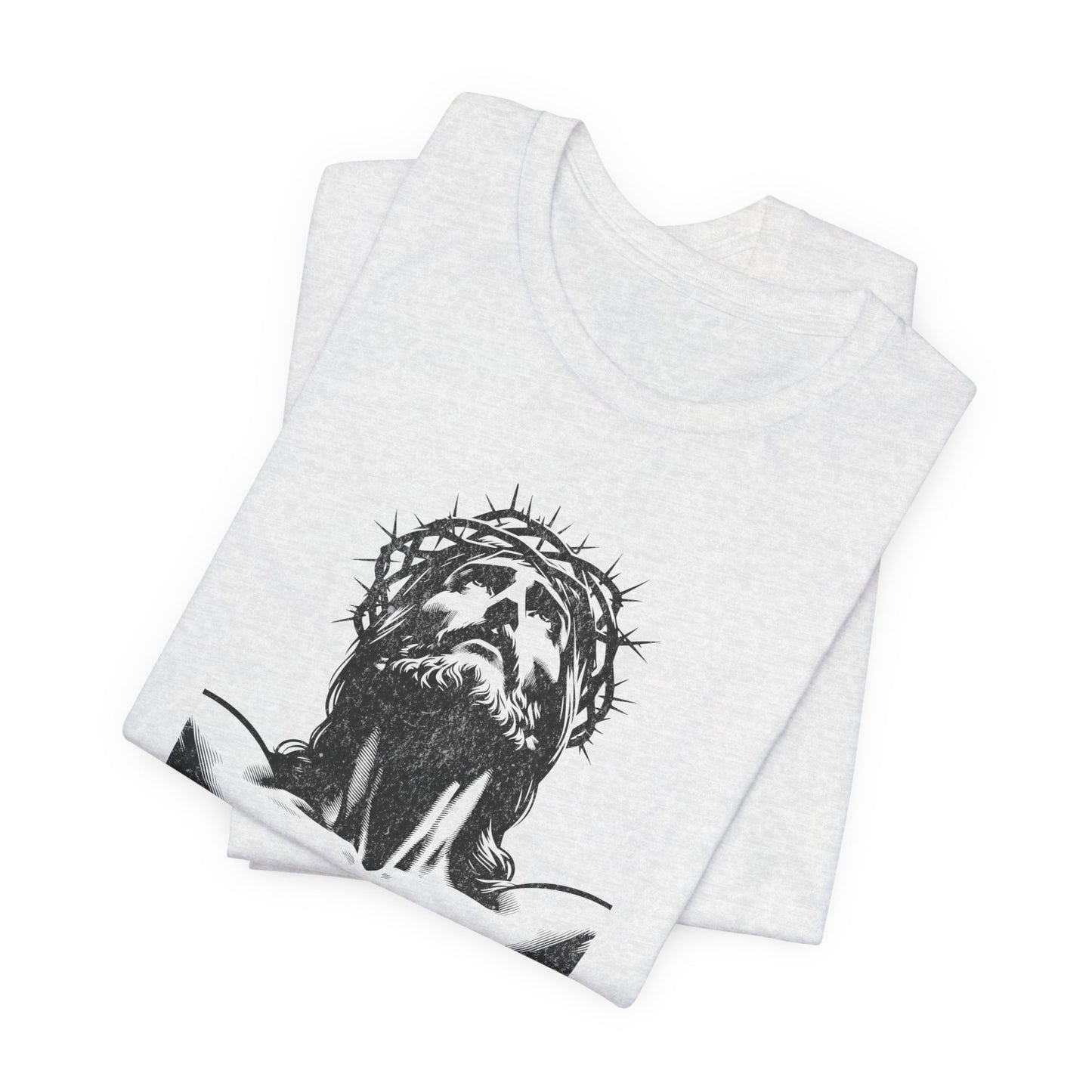 Risen Jesus Portrait Tee — Christian Easter Resurrection T-Shirt