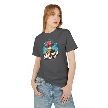 Questionable Mushroom Mystery Tee, Fun Gift for Gamers, Casual Style Shirt, Vintage Vibe Tee, Unisex Cotton Tee for Festivals - Psychonaut Swag