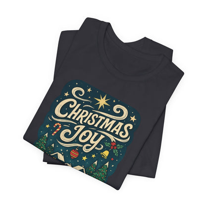 Christmas Joy Holiday T‑Shirt — Festive Winter Village Graphic Tee