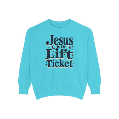 Jesus Is My Lift Ticket Sweatshirt