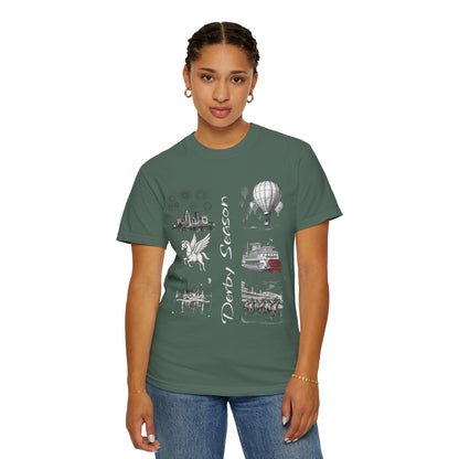 Derby Season T-Shirt — Horse Racing & Balloon Glow Festival Tee