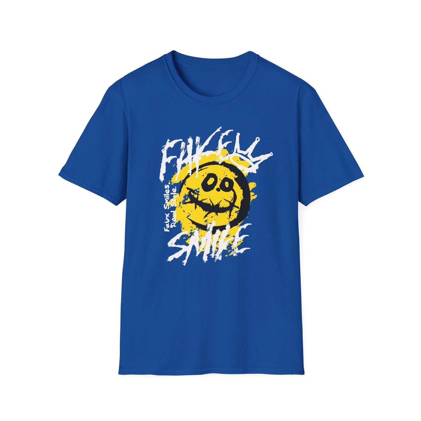 Fake Smile Vibe, Unisex Softstyle T-Shirt