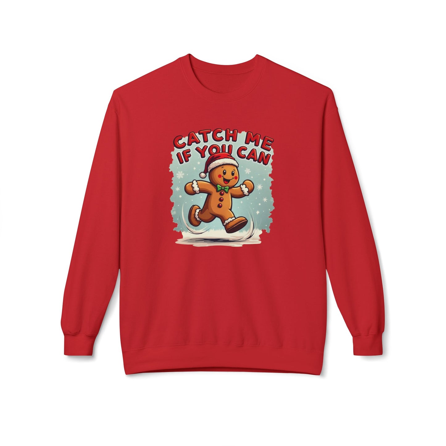 Gingerbread 'Catch Me If You Can' Crewneck Sweatshirt