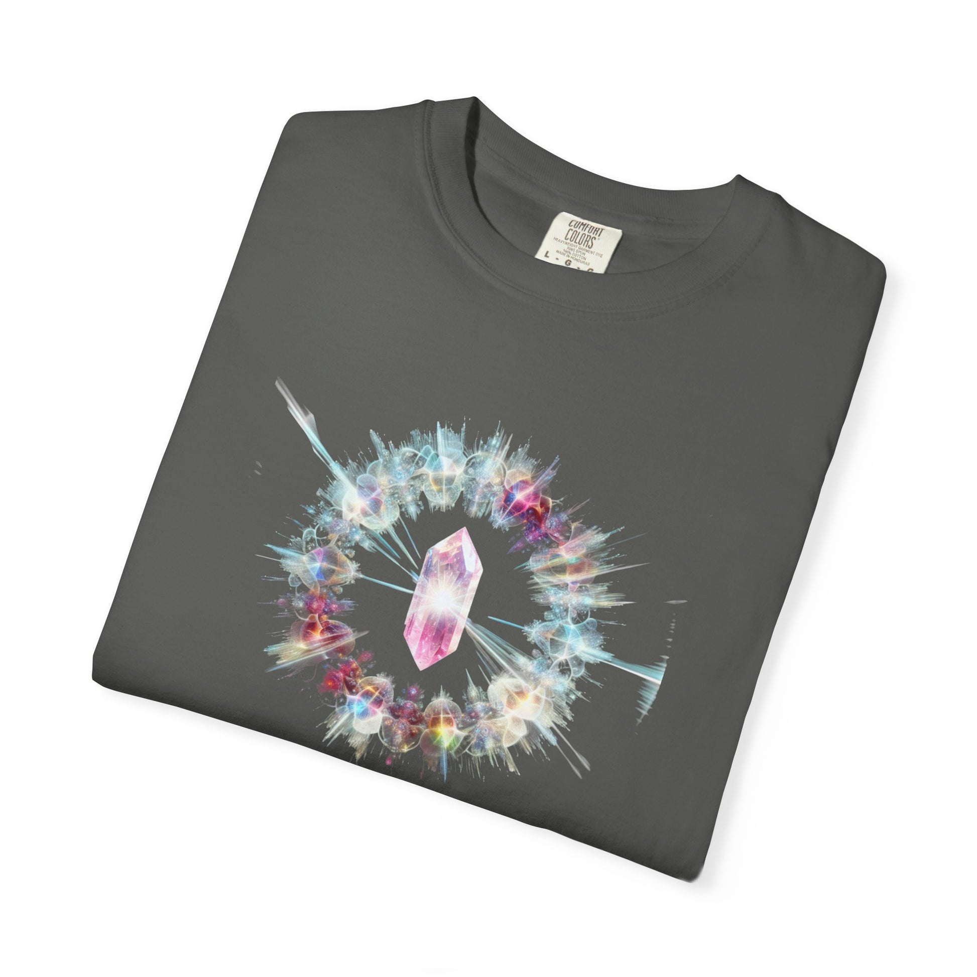 Crystal Energy Unisex T-shirt - Healing Magic Design - Psychonaut Swag