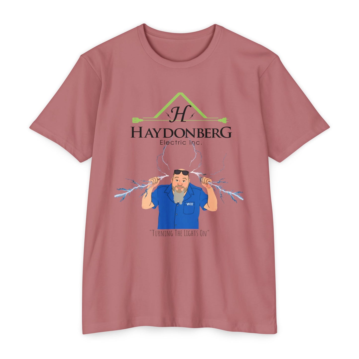 Haydonberg Turning The Lights On, Unisex CVC Jersey T-shirt