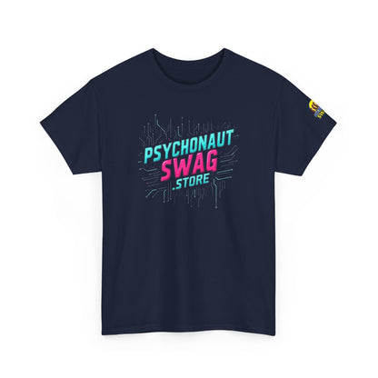 Psychonaut Swag, Human Billboard, Unisex Heavy Cotton Tee