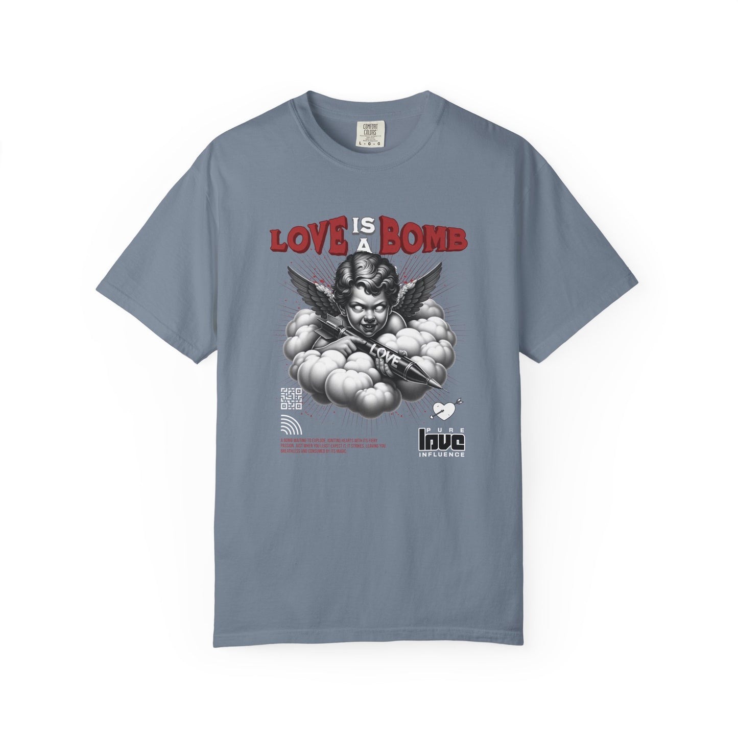 Love Is a Bomb T-Shirt — Vintage Cherub Graphic Tee