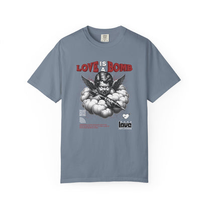 Love Is a Bomb T-Shirt — Vintage Cherub Graphic Tee