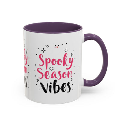 Spooky Season Vibes Accent Coffee Mug (Halloween 11/15oz)