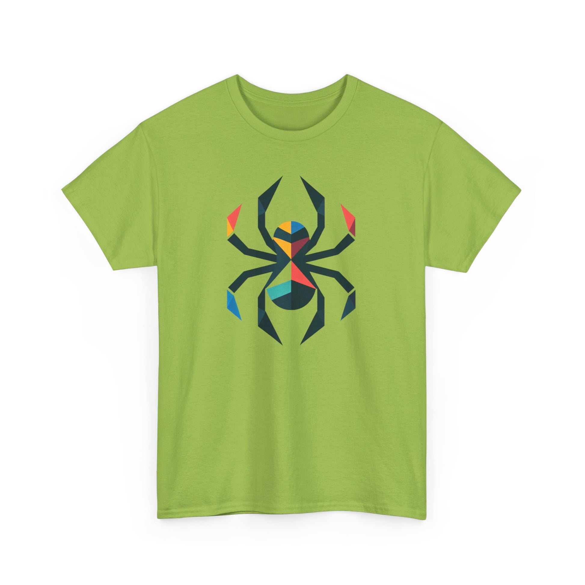 Colorful Spider, Graphic Unisex Heavy Cotton Tee - Psychonaut Swag