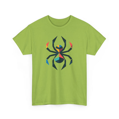 Colorful Spider, Graphic Unisex Heavy Cotton Tee - Psychonaut Swag