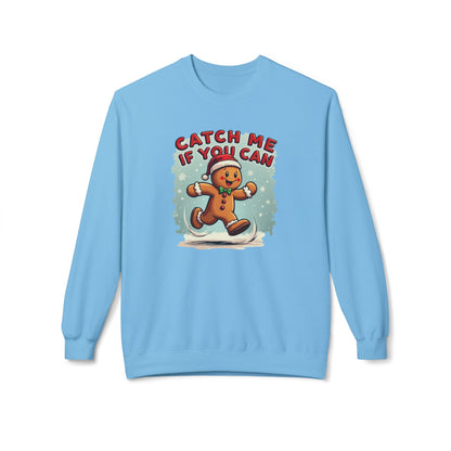 Gingerbread 'Catch Me If You Can' Crewneck Sweatshirt
