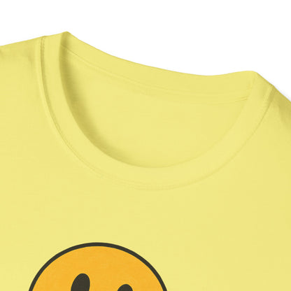 Smile Encouragement T-Shirt, Positive Vibes Tee, Unisex Graphic Shirt, Gift for Friends, Casual Wear, Everyday Comfort - Psychonaut Swag