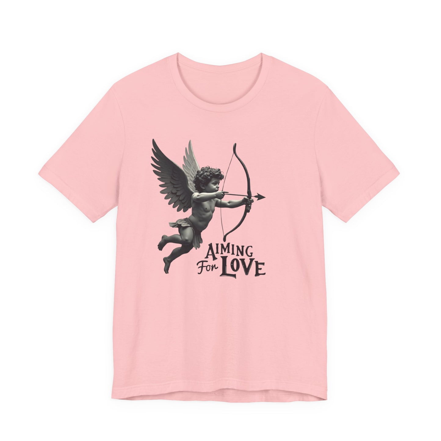 Cupid Graphic Tee — "Aiming for Love" Vintage Valentine T‑Shirt