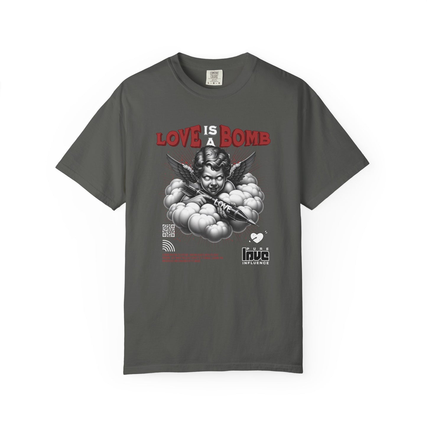 Love Is a Bomb T-Shirt — Vintage Cherub Graphic Tee