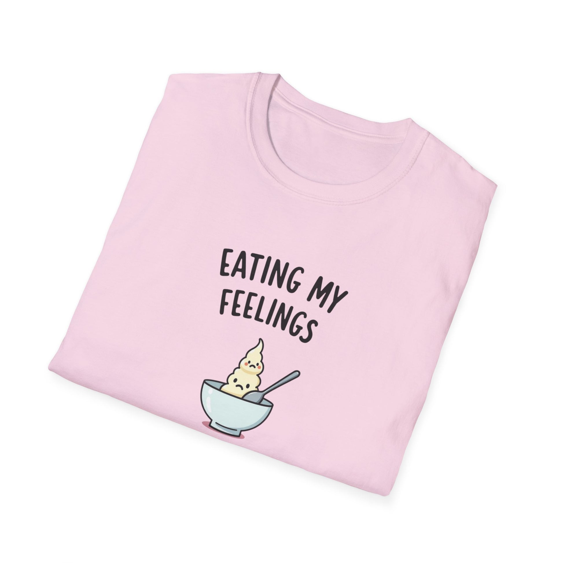 Eating My Feelings - Cute Casual Wear, Gift for Food Lovers, Funny Tee for Self-Care Days, Fun Summer [...] - Psychonaut Swag