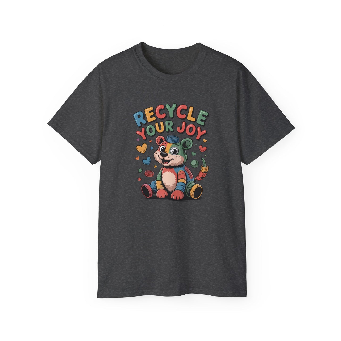 Recycle Your Joy Panda Tee — Cute Eco-Friendly Positive Message T-Shirt