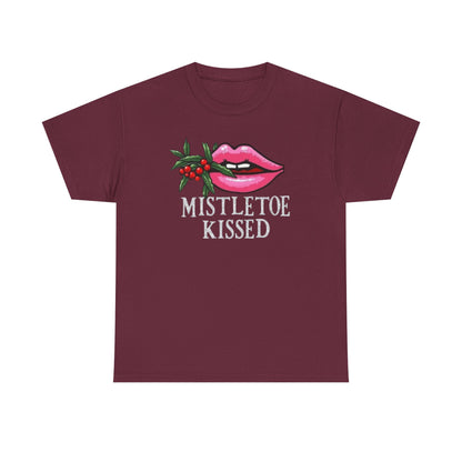 Mistletoe Kissed, Unisex Heavy Cotton Tee