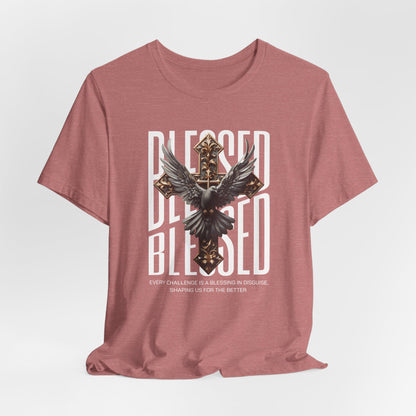 Blessed Dove Tee — Christian Faith Graphic T-Shirt