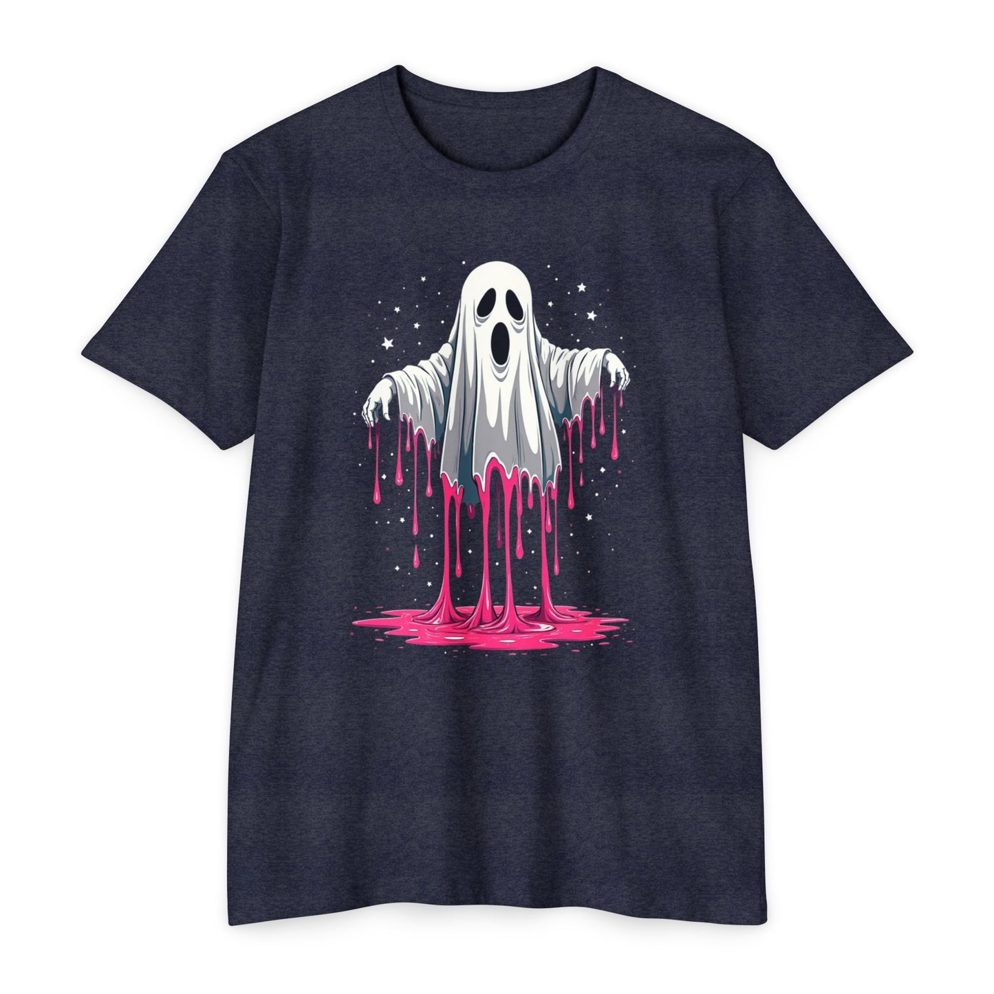 Drippy Ghost T-Shirt — Cute Dripping Halloween Tee