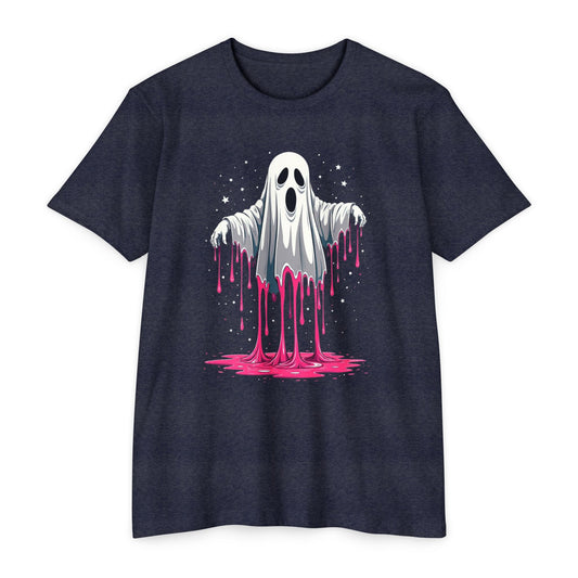 Drippy Ghost T-Shirt — Cute Dripping Halloween Tee