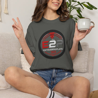 Extruder2Plate E2P Logo Tee (3D Printing Enthusiast Shirt)