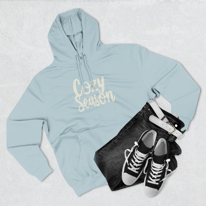 Cozy Season Hoodie — Soft Fleece Pullover with Script Graphic