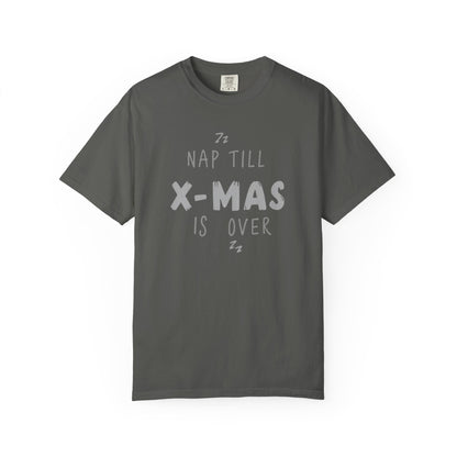 Nap Till X-Mas T-Shirt — Funny Christmas Holiday Tee