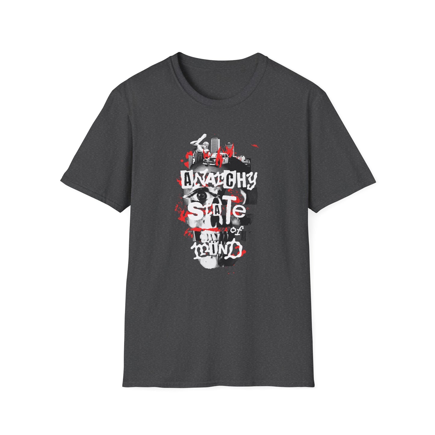 Anarchy State of Mind T-Shirt — "Take Over the Fake Media" Graphic Tee