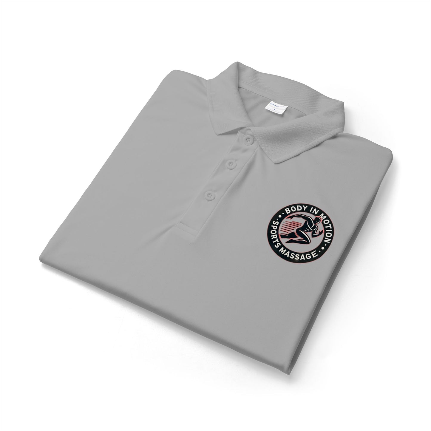 Sports Massage, Embroidered Massage Therapy Logo Polo