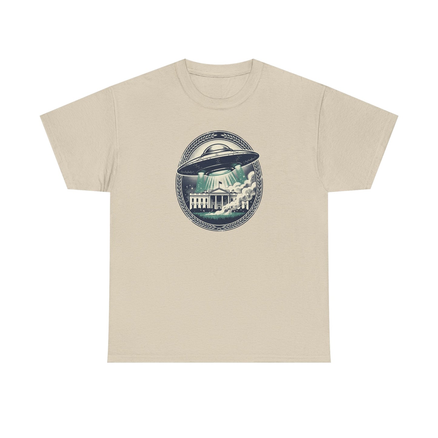 Alien Disclosure T-Shirt — Flying Saucer Over White House