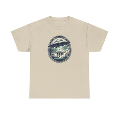 Alien Disclosure T-Shirt — Flying Saucer Over White House