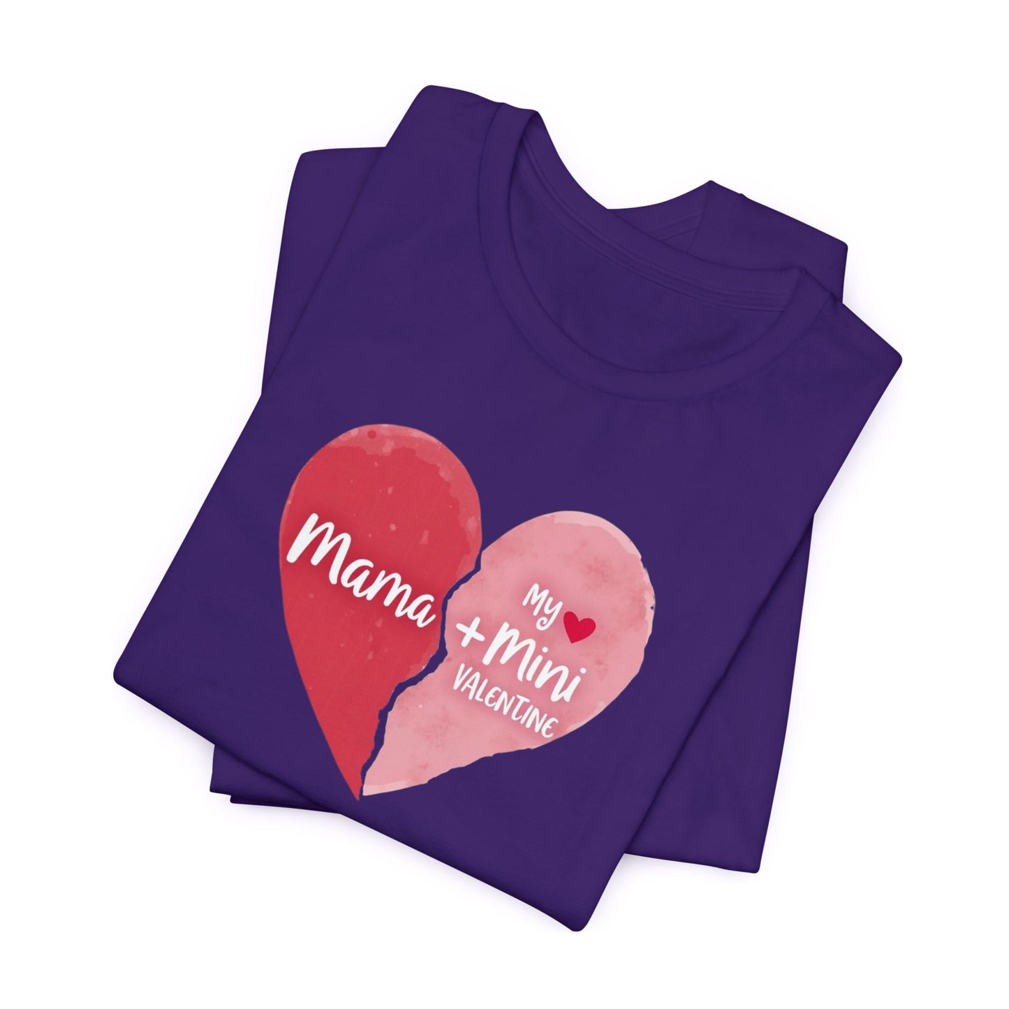 Mama + Mini Valentine T-Shirt — Matching Mother & Child Heart Tee