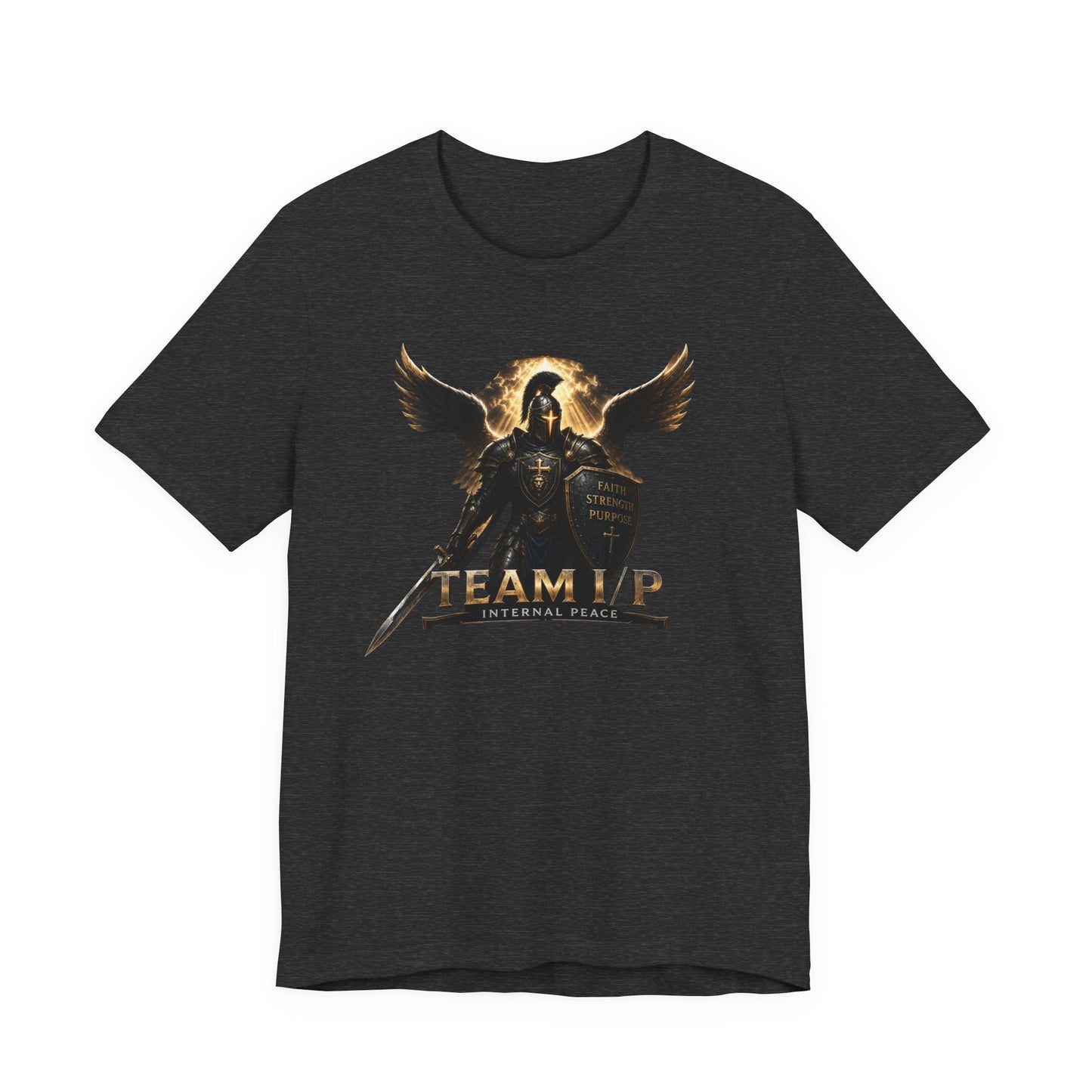 Team Internal Peace, Guardian of The Cross Tee — Military Brotherhood Graphic T-Shirt